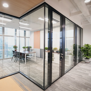 Hiện đại Modular văn phòng phân vùng Glass Wall partit hệ thống với cách âm movable Divider phòng cubicles - Product Image 1