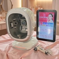 Analyseur de peau portable K33, appareil d'analyse faciale professionnel avec 3 caméras pour usage domestique et esthétique