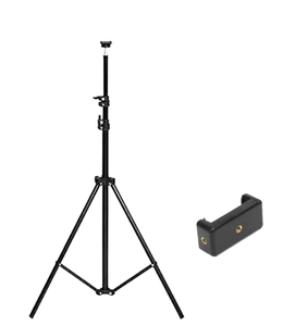 Xách Tay 2.1 M Nhôm <span class=keywords><strong>Tripod</strong></span> Đứng Với Từ Xa Điện Thoại Di Động Chủ Cho Iphone Đối Với Samsung Ảnh Tự Sướng Du Lịch Và Máy Ảnh <span class=keywords><strong>Tripod</strong></span> Sử Dụng - Product Image 2