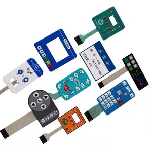 Kustomisasi Stiker Saklar Membran Datar dengan Lampu Latar, Keyboard 4 Tombol, 27 Tombol Microwave PVC Tahan Lama - Product Image 4