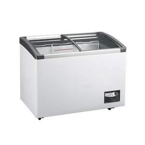 Siêu thị ngang Tủ đông với cửa kính cường lực Ice Cream Display Showcase Thiết bị làm lạnh - Product Image 2