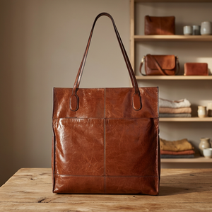 Pochette de mode pour femme en cuir véritable de vache, de mouton et de veau, avec bandoulière, fermeture éclair, imperméable, durable, légère, 3L+ - Product Image 6