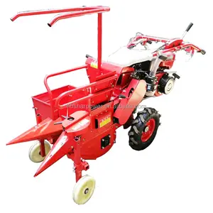 One Row Mini Walking Tractor Type Maïs Graan Oogstmachine Pakistan