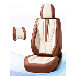 Vente flash 2023 Housses de <span class=keywords><strong>siège</strong></span> de voiture universelles en <span class=keywords><strong>cuir</strong></span> Quatre saisons Design tendance <span class=keywords><strong>Housse</strong></span> de <span class=keywords><strong>siège</strong></span> de voiture personnalisée Cinq sièges complets - Product Image 5