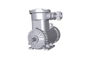 2.2KW Moteur Siemens en fonte à 2 pôles Moteur à induction électrique triphasé antidéflagrant Cadre en fer antidéflagrant Tension CA 400V