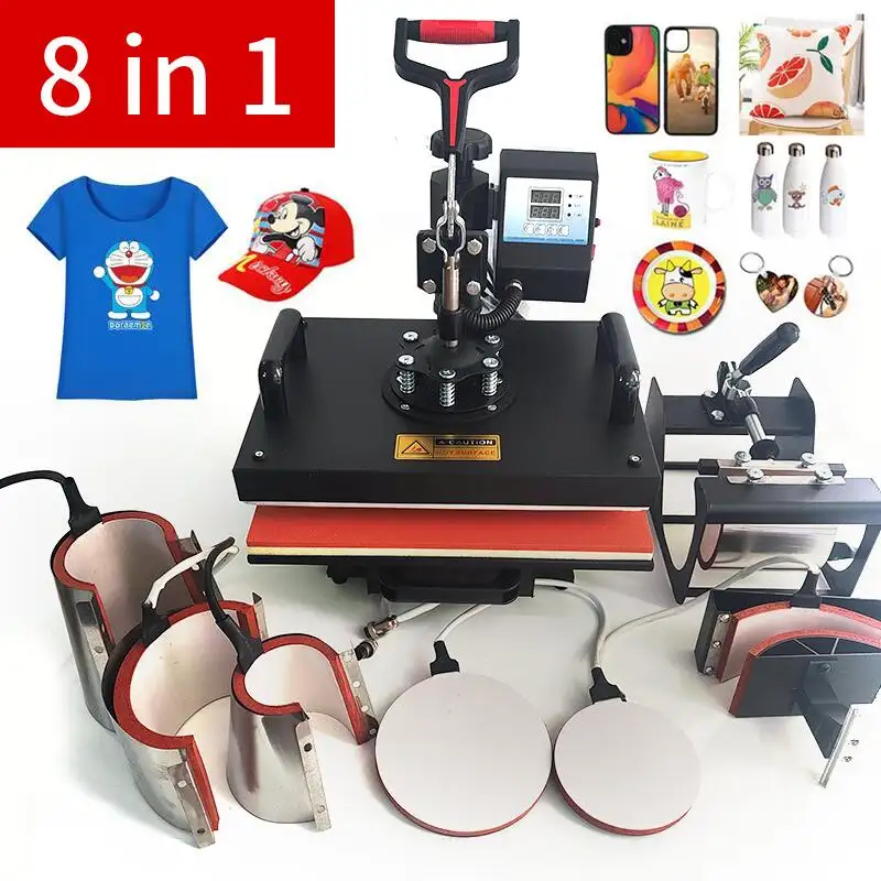 8 in 1 combo heat press machine