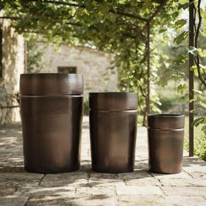 Ventes en gros de grands pots à fleurs en céramique pour plantes d'extérieur, pots à plantes ronds modernes, décoration de jardin, patio, maison - Product Image 2
