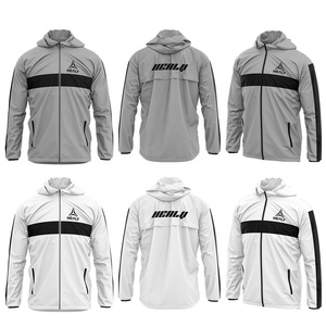Chaqueta cortavientos personalizada Softshell para <span class=keywords><strong>hombre</strong></span>, chaqueta con capucha para senderismo, viajes, deportes, ligera, resistente al agua, impermeable - Product Image 3