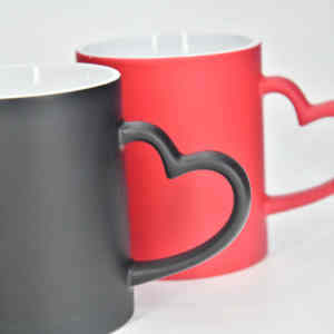 11 oz Custom Logo White Handle <b>Ceramic</b> <b>Cups</b> Sublimation Coffee Mug - Product Image 5