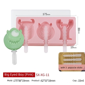 Stampi per ghiaccioli in Silicone di alta qualità stampo per ghiaccioli in Silicone per uso alimentare delizioso stampo per <span class=keywords><strong>gelato</strong></span> - Product Image 4