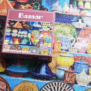 1000 pièces mini Puzzle Machine de découpe sur mesure <span class=keywords><strong>jeux</strong></span> de Puzzle pour adultes avec boîte de couleur pour jouets de divertissement <span class=keywords><strong>gratuits</strong></span> - Product Image 6