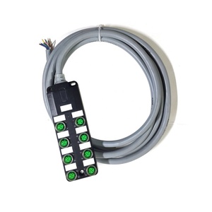 กล่องรวมสายไฟกันน้ำ bibo SVLEC IP67 M12 NPN PNP แบบ 8 ทาง พร้อมไฟ LED 4A - Product Image 2