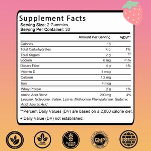 Gomitas de Proteína OEM/ODM con Aminoácidos Esenciales, Apoyan la Fuerza y la Recuperación, Apoyan la Energía, Gomitas para Mujeres, Hombres y Niños - Product Image 2