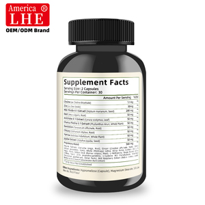 Nutraceutical <b>Liver</b> Health Supplement Manufacturer Vegan for <b>Liver</b> and Digestive Support 60 <b>Liver</b> Health <b>Capsules</b> - Product Image 6