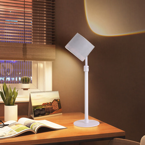 3 In 1 Remote Control Desk Lamp Led Eye Protecting Study Light For Bedroom Geometric Solid Design With Internal Battery - Product Image 3