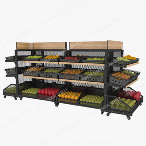 Estante para supermercado, estantería de verduras con ruedas, firme, gran oferta, directa de fábrica - Product Image 2