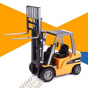 Venta caliente Huina 1577 1/10 escala 8 canales <span class=keywords><strong>RC</strong></span> carretilla elevadora rotación de 360 grados <span class=keywords><strong>Control</strong></span> remoto juguetes de construcción Diecast <span class=keywords><strong>Set</strong></span> - Product Image 2