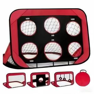 Portería de Fútbol Plegable Portátil para Niños, Juguete Deportivo para Exteriores, Cuatro en Uno, Modelo MK-8028-1, para Jardín de Infancia - Product Image 5