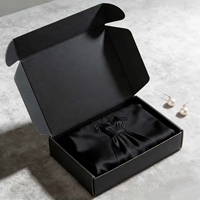 Caja de Envío de Cartón Corrugado de 3 Capas con Cierre Automático y Logotipo Personalizado, Caja de Embalaje para Camisetas