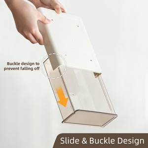 구멍 없는 책상 서랍형 수납 정리함, 사무실, 가정, 학교 책상 아래 공간 절약형 서랍 - Product Image 4