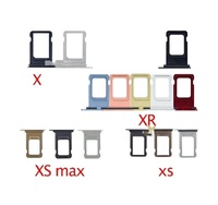 Tiroir de Carte SIM Simple ou Double pour iPhone 7/8/XR/X/XS/MAX/11/12/13/14/15/16 Pro Plus Max - Remplacement du Support de Lecteur SIM