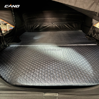 Tente de toit compensée légère en aluminium à coque rigide, design étanche avec rails pour 2 personnes, idéale pour l'overlanding