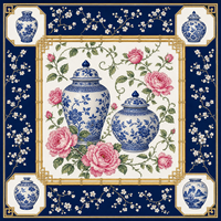 Nouveau Tapis de Mahjong Rose Bohème à Motifs Floraux 2026 – Sans Odeur, en Caoutchouc, Pliable, Écologique, Durable, Anti-Plis, Enroulable pour Jeux de Poker
