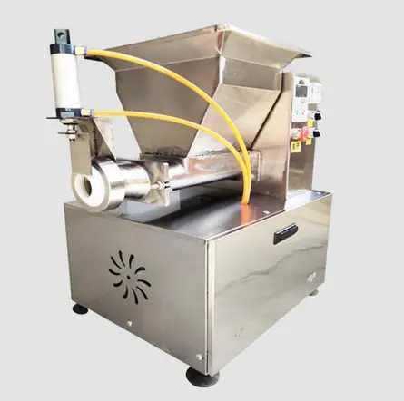 Cortador automático de masa de pan, máquina cortadora de tiras de masa, máquina divisoria de corte de moños con relleno de vapor, en venta
