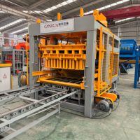 Machine automatique de fabrication de briques et de blocs de ciment à emboîtement haute pression QT12-15, pression hydraulique, longue durée de vie, marque Canhua