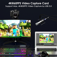 USB 3.0 4K 1080P Yayın Akışı OBS Kayıt Oyun Canlı Yayın Kaydı Web Kamerası HDR HDMI Video Yakalama Kartı, HDMI - USB