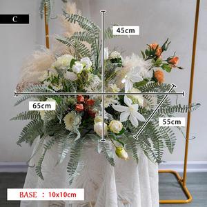 Ensemble de fleurs artificielles de haute qualité, toile de fond florale réaliste pour mariage, anniversaire, boutique de vêtements, décoration de table, fournisseur de fête - Product Image 4