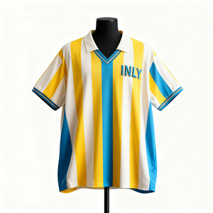 <span class=keywords><strong>Maglia</strong></span> da calcio personalizzata ad asciugatura rapida per bambini stile Stripe Design senza forza Logo <span class=keywords><strong>portiere</strong></span> abiti da calcio maglietta - Product Image 3
