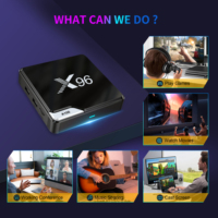 TV BOX Original X96 de Fábrica, Amlogic S905A, Android 14, 2T2R WIFI 6, 4K, Android TV Box, Bluetooth, Control Remoto con Función de Aprendizaje