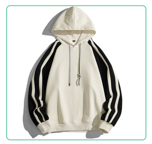 Tendance de la mode personnalisée en gros à capuche automne nouveau sweat à capuche à manches longues pour couple sweat à capuche ample et dodu - Product Image 5