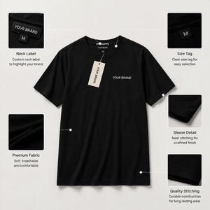 เสื้อยืดคอตตอนแท้ 100% แบบสั่งทำพิเศษ น้ำหนัก 280 กรัม แขนสั้น หลากสี สำหรับผู้หญิงและผู้ชาย ใส่สบาย ระบายอากาศได้ดี เหมาะสำหรับฤดูร้อน - Product Image 5