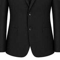 Ensemble de costume 2 pièces OEM de haute qualité pour hommes, coupe ajustée, simple boutonnage, pour affaires et bureau, sur mesure, avec veste et pantalon