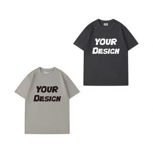 Camiseta de Algodón 100% para Hombre, Talla Grande, Casual, Lisa, Personalizable con Serigrafía de tu Logotipo, Tejido de Punto, Venta al Por Mayor - Product Image 3