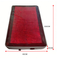 Cama de Terapia de Luz Roja de Lujo para Spa en Casa, Cama de Bienestar Infrarroja de Cuerpo Completo con 1200 LED, Cápsula de Energía Fotónica Inflable Portátil
