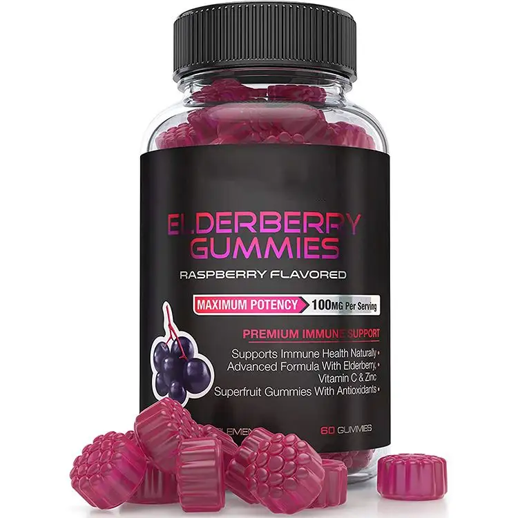 Good Quality Best Source Of Premium Antioxidant Formula For Men Women And Kids - Elderberry Zinc & Vitamin C Gummies