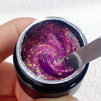 Gel de construction liquide pour nail art effet caméléon, brillant, coloré, UV, longue tenue, non toxique, haute qualité, vente en gros
