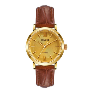 Montre femme HALEI neuve originale à quartz, chiffres romains, étanche 3 ATM, affichage à aiguilles, mouvement japonais, vente en gros. - Product Image 2
