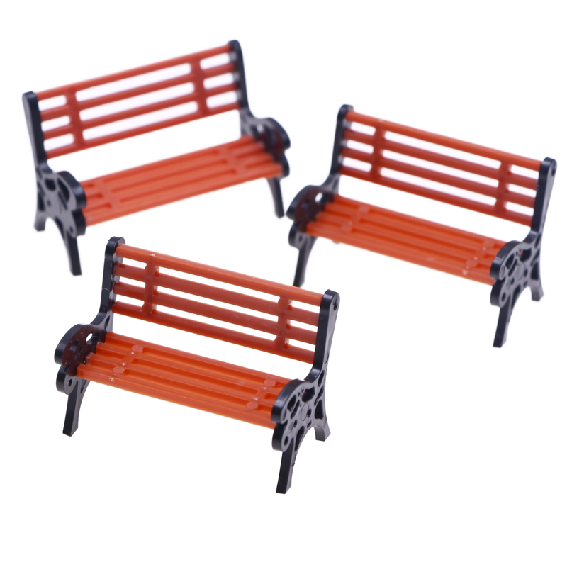 Miniature Plastic DIY Craft Bench Dollhouse
