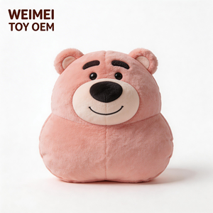 Morbido coccolone in Stock regalo in cotone PP cuscino disponibile peluche orso fragola - Product Image 1