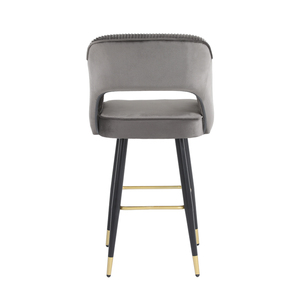 Chaise haute moderne pour restaurant, maison, bar, hôtel, <span class=keywords><strong>comptoir</strong></span> en métal en tissu coloré, <span class=keywords><strong>banc</strong></span> <span class=keywords><strong>de</strong></span> bar simple et personnalisable, vente en gros - Product Image 5