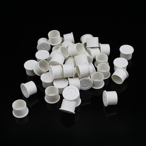 Gobelets à encre pour tatouage écologiques en paille de blé avec base, gobelets jetables biodégradables pour grandes aiguilles Magnum - Product Image 2