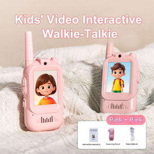 Walkie-Talkie con Videollamadas HD, Toma Fotos, Ajuste de Volumen, Mini Video Intercomunicador, Juguetes de Dibujos Animados <span class=keywords><strong>para</strong></span> Niños y Niñas - Product Image 2