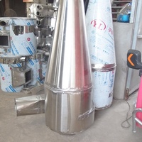 Dépoussiéreurs cyclone personnalisés La Chine fournit un séparateur cyclone cylindrique industriel pour la production de plastique ou de métal