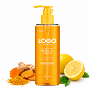 GUOCUI BIO TECH Gel <span class=keywords><strong>Doccia</strong></span> Purificante, Levigante e Illuminante con Niacinamide, Vitamina C, Acido Kojico Delicato, AHA e Curcuma - Product Image 1