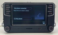 Exploter RCD330 Plus OEM Radio sans fil Carplay Android Auto Récepteur GPS Boîte AI Compatible iPhone IOS Stéréo de voiture Multimédia