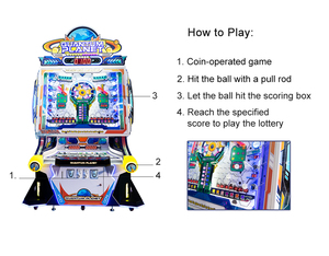 Quantum Planet <span class=keywords><strong>Vigor</strong></span> Ball Ticket Redemption Machine de <span class=keywords><strong>jeu</strong></span> vidéo Kid-Friendly Coin Operated pour les centres commerciaux 220V - Product Image 6